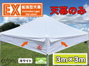 拡張型天幕(EXタイプ)3m×3m ホワイト 天幕のみ(4)