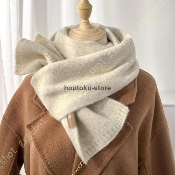 マフラーレディースニットニットマフ...