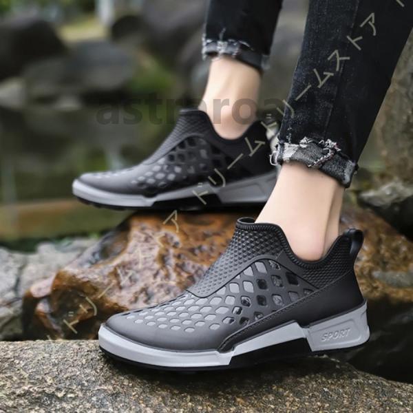 レインシューズ メンズ レインブーツ 雨靴 防水スニーカー カジュアルシューズ アウトドアシューズ ショート レイングッズ 台風 防水シューズ 梅雨対策 快適