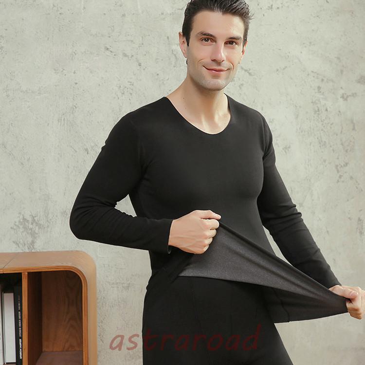 上下セット 秋冬　メンズインナー 男性用　インナーウェア　保温 防風 肌着 アンダーウェア 長袖シャツ　防寒インナー 暖かい 下着 保温タイツ トップス