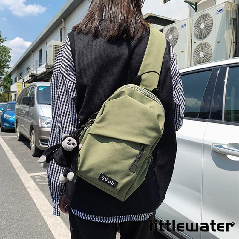 ボディバッグ メンズ 大容量 ワンショルダーバッグ スポーツ ナイロン ショルダーバッグ 小さい メッセンジャ(4)