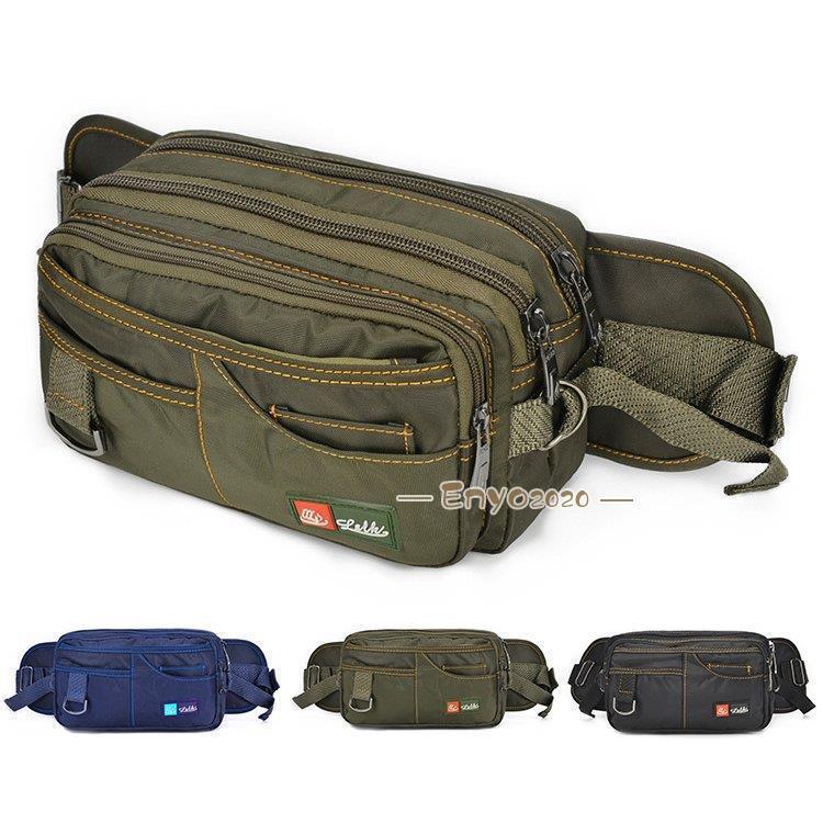 ヒップバッグ メンズ カバン ウェストバッグ ウェストポーチ ナイロンバッグ 撥水 収納(4.0)