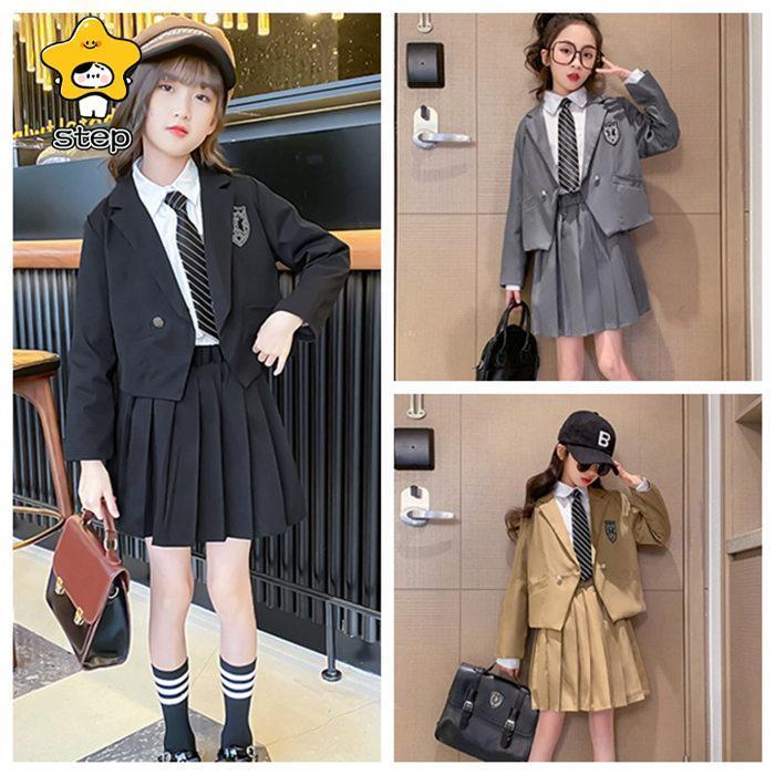 子供 スーツ 女の子 4点セット フォーマル キッズ セットアップ 子供服 スカート ジャケット 入学式 発表会 卒業式 七五三 タキシード 子ども こども 1...