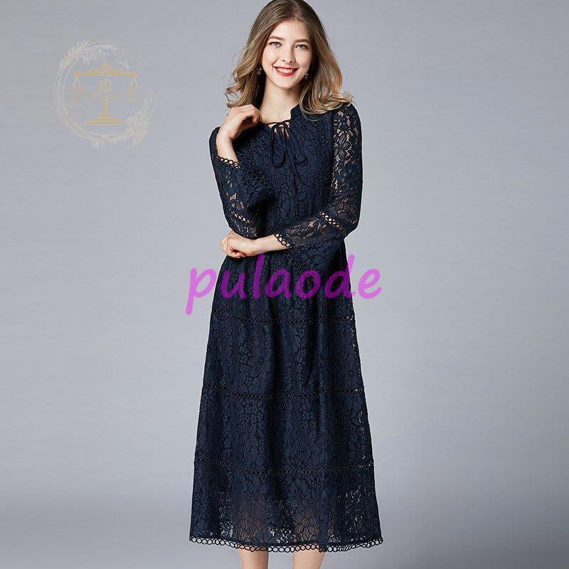 ワンピース レディース ドレス パーティードレス 結婚式 大きいサイズ 長袖 ロング丈 冬 春 夏 秋 フォーマルドレス レース おしゃれ 20代 30代 40代 50代