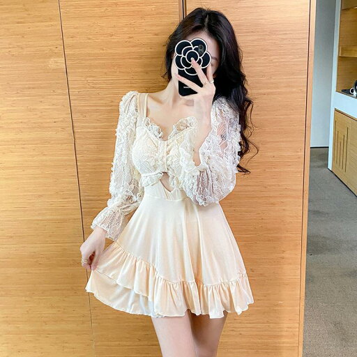 水着 レディース 夏 小胸 バンドゥ セパレート 日焼け防止 レース カーディガン 体型カバー UVカット ママ水着 海水浴 潜水 可愛い 20代 30代 40代 水着 レディース 夏 小胸 バンドゥ セパレート 日焼け防止 レース カーディガン 体型カバー UVカット ママ水着 海水浴 潜水 可愛い 20代 30代 40代