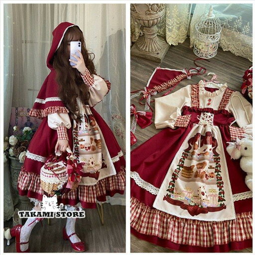 ワンピース ロリータ 女性衣装 ドレス コスチューム ハロウィン ドラキュラ コスプレ 赤ずきん ハロウィン ドレス ズキン ロングマント ワンピース ロリータ 女性衣装 ドレス コスチューム ハロウィン ドラキュラ コスプレ 赤ずきん ハロウィン ドレス ズキン ロングマント