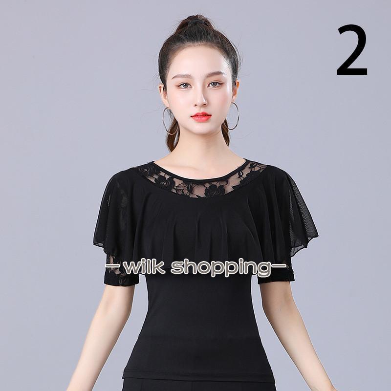 ラテンダンストップスレディース社交...