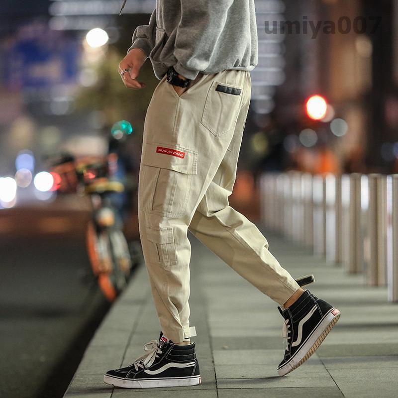 カーゴパンツ メンズ ミリタリー カラーパンツ チノパン カーゴ スウェットパンツ ミリタリーパンツ 運動用 無地 カジュアル 作業ズボン