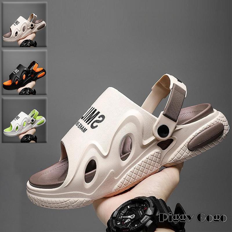 メンズファッションサンダル日常の夏のレジャースリッパ海辺の砂浜を散歩して快適なスリッパ