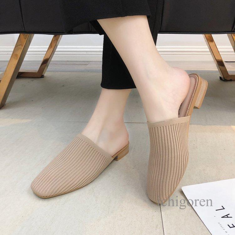 ミュール サンダル レディース 春夏 ローヒール 太ヒール スリッパ 履きやすい おしゃれ シンプル 痛くない パーティー 婦人靴 二次会 大