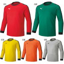 プーマ ジュニア キッズ リーガ LIGA GK シャツ パッド付 サッカーウェア フットサルウェア トップス ゴールキーパーウェア 長袖 レッド 赤 イエロー...
