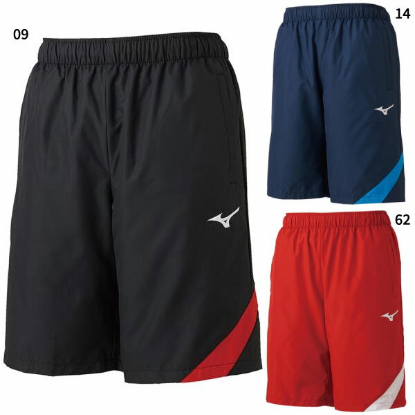ミズノ メンズ レディース トレーニング クロス ハーフパンツ ジャージ パンツ ボトムス ジョギング マラソン ランニング ウェア 水泳 練習着 ブラック 黒 ネイビー レッド 赤 送料無料 Mizuno N2JD9002