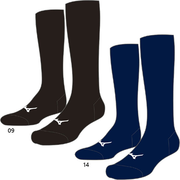 ジュニア キッズ 野球 アンダーストッキング カラーソックスセット 靴下 ソックス 野球用品 3足組×30組　21-24cm ミズノ Mizuno 12JX0V11
