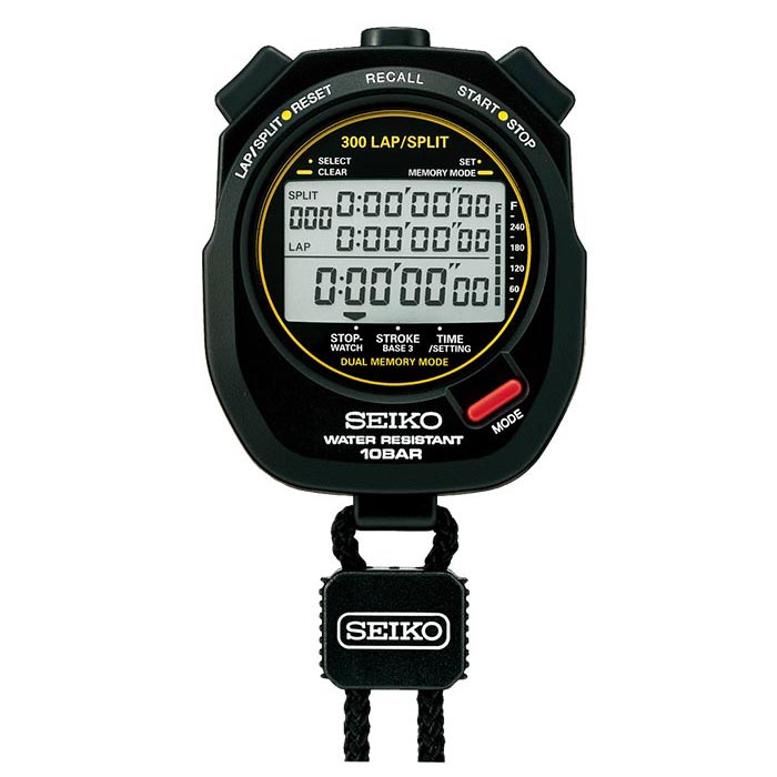 セイコー メンズ レディース スイミングマスター スポーツ用具 ストップウォッチ 水泳 ブラック 黒 送料無料 SEIKO SVAS009