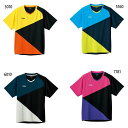 ビクタス メンズ レディース ジュニア カラー ブロック ゲームシャツ COLOR BLOCK GS 卓球ウェア トップス 半袖 ブラック 黒 ネイビー イエロ...