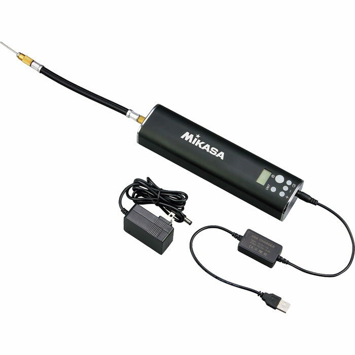 ミカサ メンズ レディース ジュニア 電動空気入れ デンドウエアーポンプ ボール 圧力設定機能付き USB コンセント 送料無料 MIKASA ACEP100