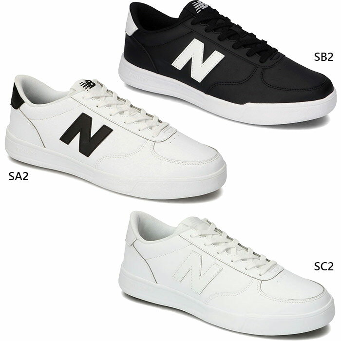 全3色 D幅 ニューバランス メンズ レディース CT30 コート系スニーカー シューズ 紐靴 ローカット ホワイト 白 ブラック 黒 送料無料 New Bal...