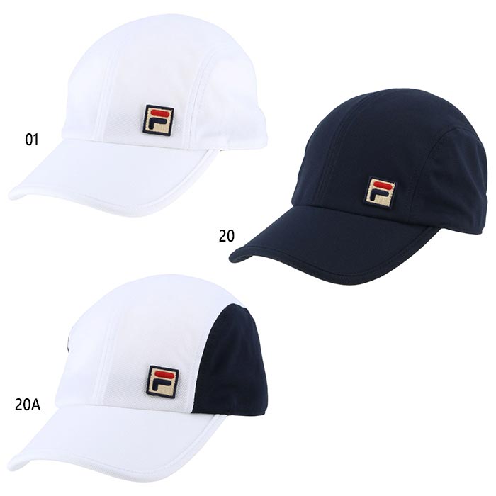 フィラ メンズ レディース ユニキャップ テニス用品 帽子 ランニングキャップ シンプル ホワイト 白 ネイビー 送料無料 FILA VM9747