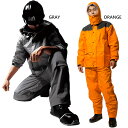 上下セット マック メンズ レインハードプラス2 レインウェア 高耐久 高防水 多機能 グレー オレンジ 灰色 送料無料 Makku AS5400 AS-540...