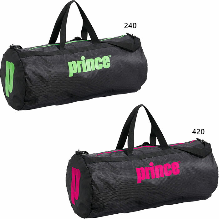 メンズ レディース コンパクト収納型ドラムバッグ 鞄 ラケットバッグ シンプル 折りたたみ プリンス prince PR285