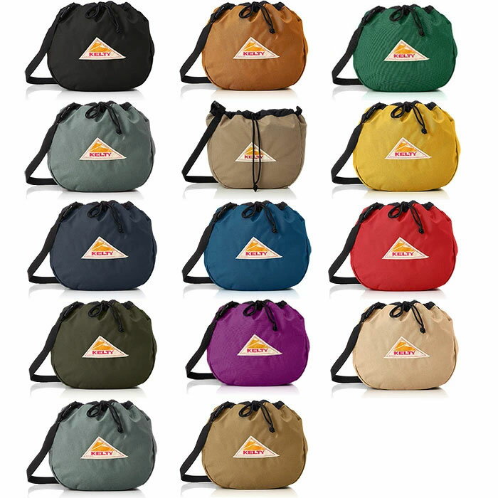 ケルティー メンズ レディース ビッグ キンチャク BIG KINCHAKU ショルダーバッグ 肩掛け 鞄 ブラック 黒 ネイビー ブラウン イエロー カーキ 茶色 黄色 送料無料 KELTY 32592463のサムネイル