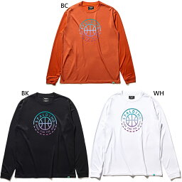 スポルディング メンズ レディース ロングスリーブ Tシャツ グラデーションロゴ バスケットボールウェア トップス 長袖Tシャツ ホワイト 白 ブラック 黒 送料無料 SPALDING SMT22137