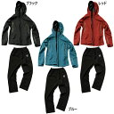 上下セット マック メンズ レディース アークライト レインスーツ レインウェア 合羽 防水 透湿 止水 ジャケット パンツ セットアップ ブラック 黒 ブルー...