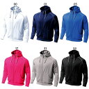 ウンドウ ジュニア キッズ ドライスウェットパーカー パーカー トップス フィットネス トレーニングウェア 長袖 ジップアップ ホワイト 白 ブラック 黒 グレ...