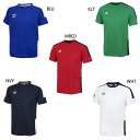 アンブロ ジュニア キッズ ゲームシャツ (切替) サッカーウェア フットサルウェア トップス 半袖Tシャツ ホワイト 白 ネイビー ブルー レッド 青 赤 送...