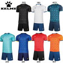 ケルメ メンズ レディース フットボールシャツ パンツセット サッカーウェア フットサルウェア トップス 半袖Tシャツ ホワイト 白 ブラック 黒 ブルー 青 ...