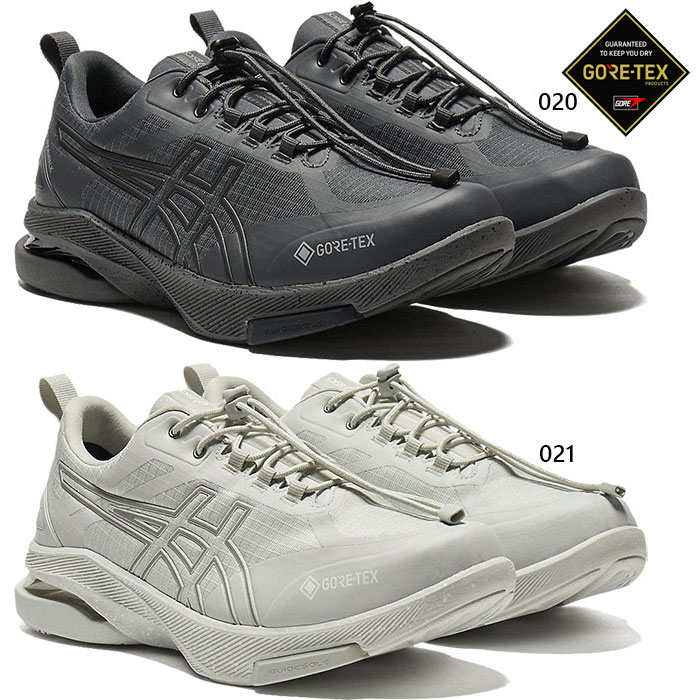 3E幅 アシックス メンズ レディース ゲルライドウォーク ゴアテックス GEL-RIDEWALK GTX ウォーキングシューズ スニーカー シューズ 紐靴 防水 グレー 灰色 送料無料 asics 1293A036