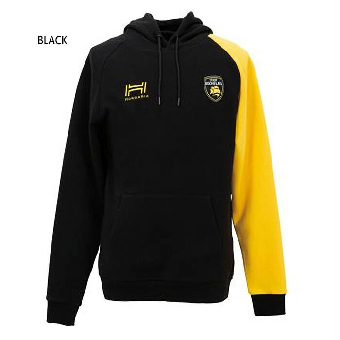 ハンガリア メンズ レディース スタッド・ロシュレ マッチフーディー S ROCHELAIS MATCH-HOODY ラグビーウェア トップス 長袖 パーカー ブラック 黒 送料無料 HUNGARIA HG19SR005