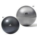 アディダス プロアバンセ メンズ レディース ジムボール 65cm グレー バランスボール 体幹 トレーニング フィットネス用品 ブラック 黒 グレー 灰色 送...