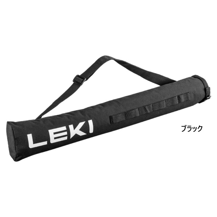 キャラバン メンズ レディース レキ LEKI トレッキング ポールバッグ 登山用品 キャリーバッグ 収納袋 アウトドア ストックケース ポール バッグ ブラック 黒 送料無料 CARAVAN 1300460