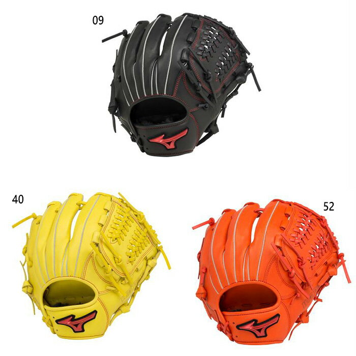 ミズノ メンズ レディース ソフトボール用ウィルドライブ レッド 内野手向け サイズ9 ソフトボール用グラブ グローブ ブラック 黒 オレンジ 送料無料 Mizuno 1AJGS30513