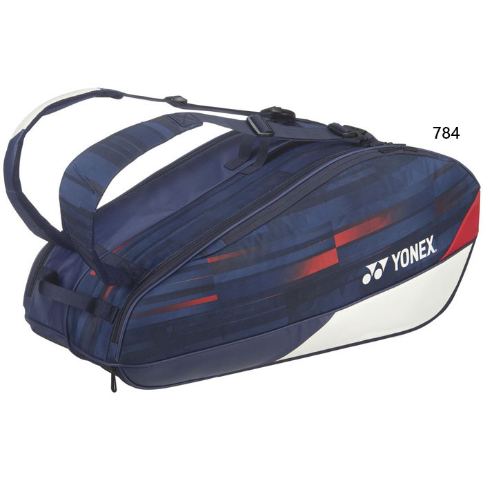 ヨネックス メンズ レディース ラケットバッグ6 バッグ 鞄 ラケット6本収納可 テニス ホワイト 白 送料無料 YONEX BAG02RPA
