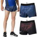 ミズノ メンズ レディース MTCレーシングパンツ 陸上競技 ジョギング マラソン 陸上ウェア ボトムス ショートパンツ ブラック 黒 ネイビー 送料無料 Mizuno U2MBB003(4)