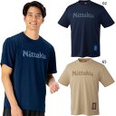 ニッタク メンズ レディース NittakuドットTシャツ 卓球ウェア トップス 半袖 吸汗速乾 ストレッチ ネイビー ベージュ 送料無料 Nittaku NX...
