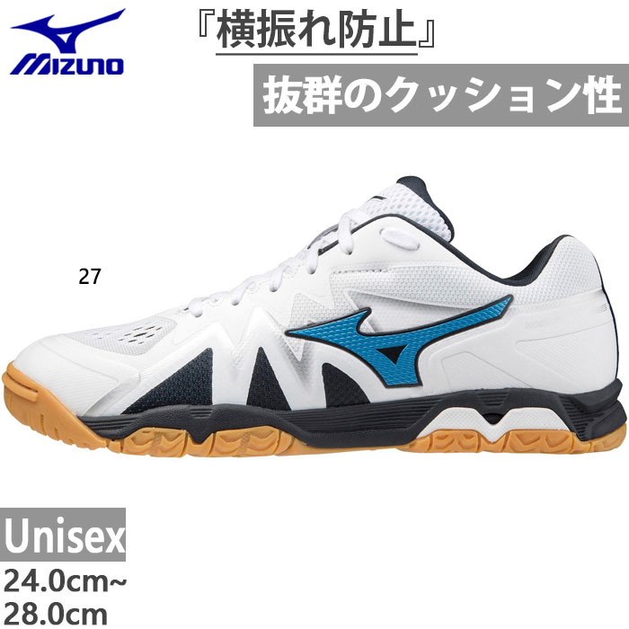 2E幅 ミズノ メンズ レディース ウエーブメダルRISE 卓球シューズ ローカット トレーニング 送料無料 Mizuno 81GA2110