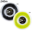 240m ダンロップ メンズ レディース エクスプロッシブ・スピン ロールタイプ EXPLOSIVE SPIN テニス用品 硬式テニス ロールガット ストリング...