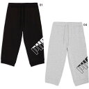 プーマ メンズ パワー 3/4 パンツ フィットネス トレーニングウェア ボトムス スウェット パンツ ズボン UVカット ブラック 黒 グレー 灰色 送料無料...