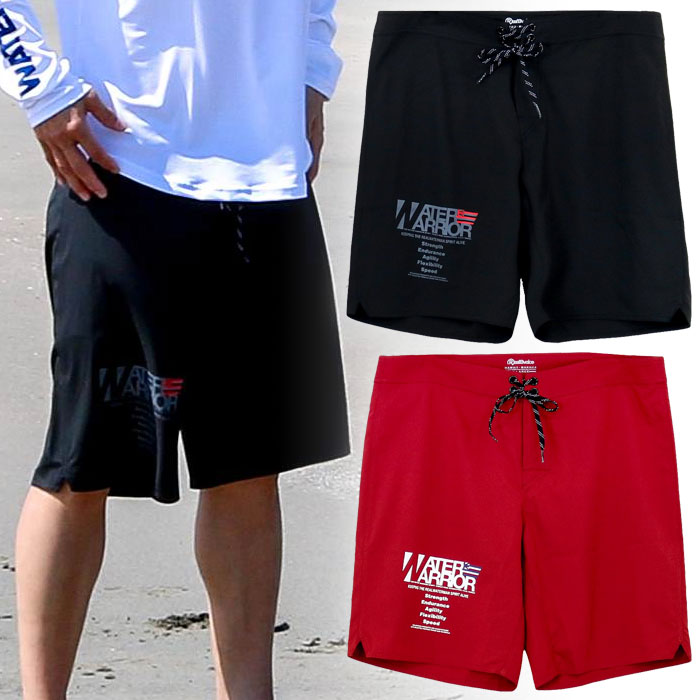 大きいサイズ リアルビーボイス メンズ レディース WW ストレッチ サーフ トランクス STRETCH SURF TRUNKS カジュアル水着 ブラック 黒 ...