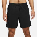 ナイキ メンズ ドライフィット Dri-FIT アンリミテッド 18cm バーサタイル ショートパンツ フィットネス トレーニングウェア ボトムス ブラック 黒...