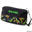 スポルディング メンズ レディース シューズバッグ タートルズ パターン バスケットボール シューズケース 送料無料 SPALDING 42-002TU