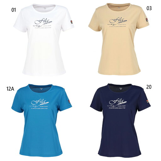 フィラ レディース ロゴフェザープリント バックホールメッシュ グラフィックTシャツ テニス バドミントンウェア トップス 半袖 ホワイト 白 ネイビー ブルー 青 ベージュ 送料無料 FILA VL2925 フィラ レディース ロゴフェザープリント バックホールメッシュ グラフィックTシャツ テニス バドミントンウェア トップス 半袖 ホワイト 白 ネイビー ブルー 青 ベージュ 送料無料 FILA VL2925