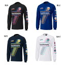 ブラックナイト メンズ レディース 長袖プラクティスシャツ テニス バドミントンウェア トップス 長袖Tシャツ ロンT ホワイト 白 ブラック 黒 ネイビー ブ...