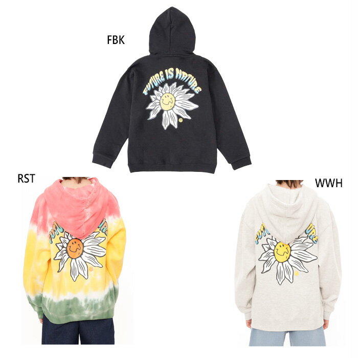 エレメント ジュニア キッズ フラワー チルド フード パーカー FLOWER CHILD HOOD YO トップス 長袖 カジュアル ホワイト 白 ブラック 黒 送料無料 ELEMENT BE026027のサムネイル