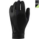 ナイキ メンズ レディース アカデミー サーマフィット Therma-FIT サッカーグローブ サッカー用品 手袋 フィールドグローブ ブラック 黒 送料無料 ...