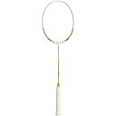 ゴーセン メンズ レディース バドミントンラケット 凌駕無限 ピュアホワイト ジャパンモデル PURE WHITE JPN MODEL フレームのみ ホワイト ...