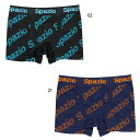スパッツィオ メンズ ロゴスポーツパンツ アンダーウェア スポーツインナー 総柄 ブラック 黒 ネイビー 送料無料 Spazio AC0093 AC-0093